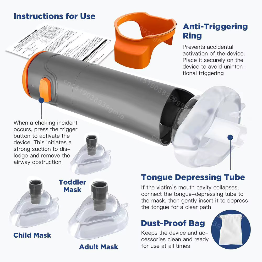 EmeraSafe™ Anti-Choking Device – Emergency Airway Protection
